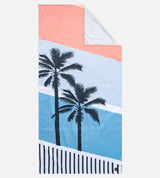 Bamboo Beach Towel - Palm Stripe