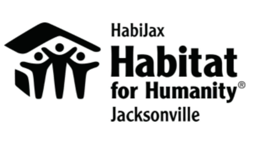 Habitat for Humanity Jacksonville logo, symbolizing community support and partnership in improving lives through housing initiatives.