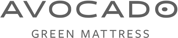 Avocado logo featuring a modern design, symbolizing organic comfort and high-quality mattresses offered by Jacksonville Bedding.