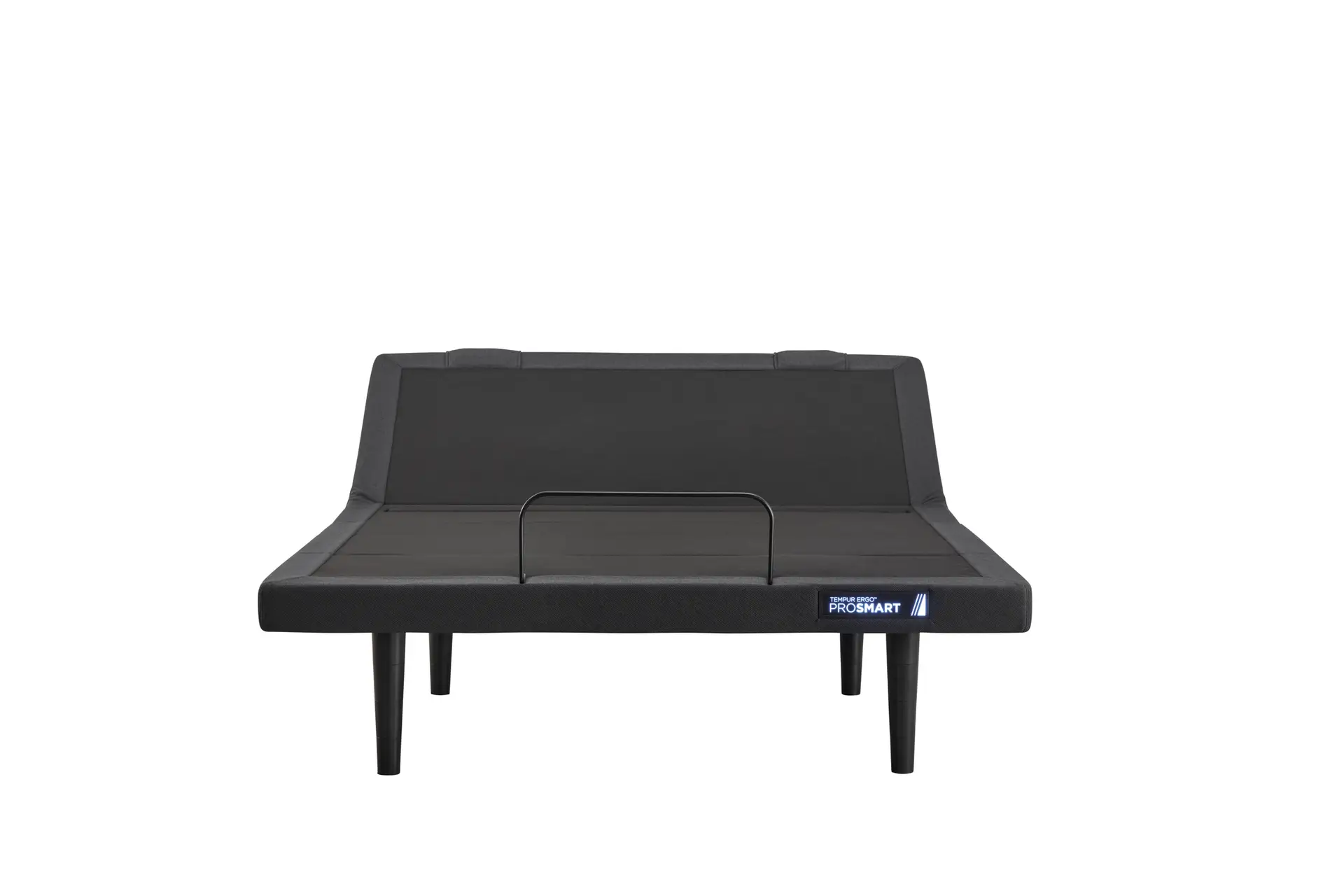 TEMPUR-Ergo® ProSmart® Adjustable Base in sleek black design, showcasing customizable positioning features and smart sleep technology, ideal for enhancing comfort and relaxation.