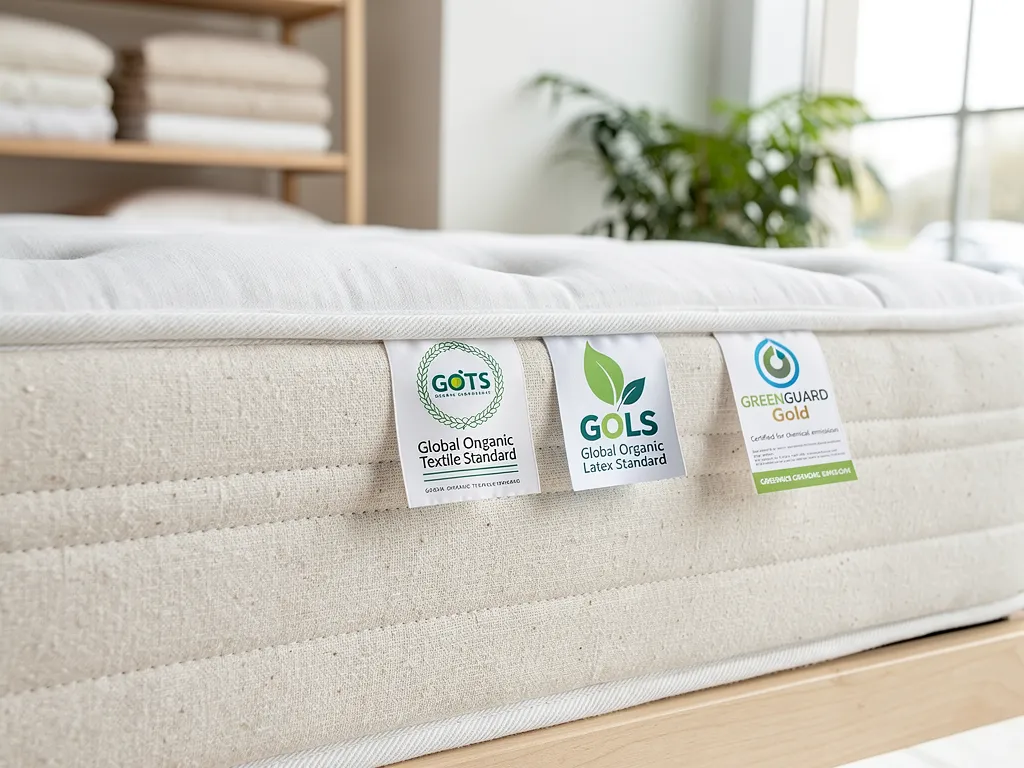 What to Know Before Buying an Organic Mattress 2 Organic cotton and natural latex mattress layers showing breathable, non-toxic construction